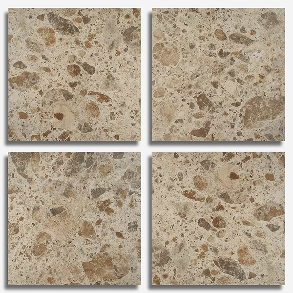 Rizo Desert Beige 48x48 Terrazzo Look Matte Porcelain Tile