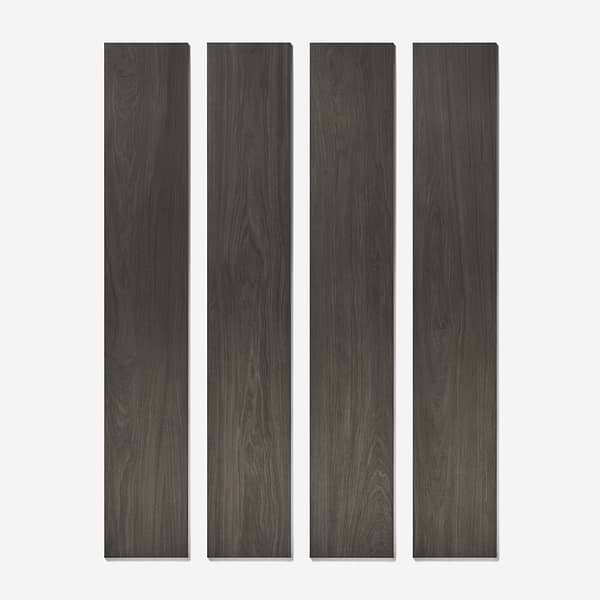 Millie Espresso Brown 10x60 XL Wood Look Matte Porcelain Tile in Brown, View 6, open zoomed image