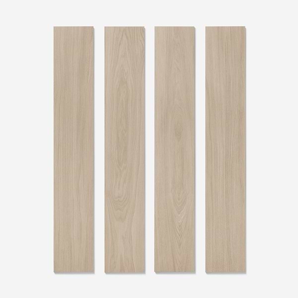 Millie Sand Beige 8x48 Wood Look Matte Porcelain Tile in Beige, View 6, open zoomed image