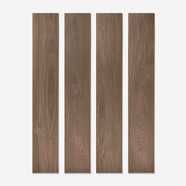 Millie Spice Brown 10x60 XL Wood Look Matte Porcelain Tile in Brown, View 6, open zoomed image