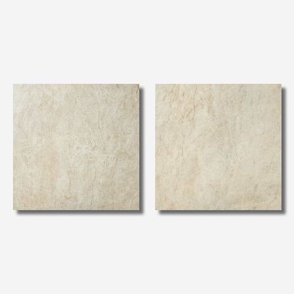 Grand Taj Mahal Fawn Beige 48x48 Stone Look Matte Porcelain Tile in Beige, View 6, open zoomed image