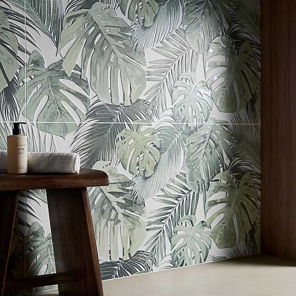 Botanic Chiaro Green 24x48 Textured Matte Ceramic Tile