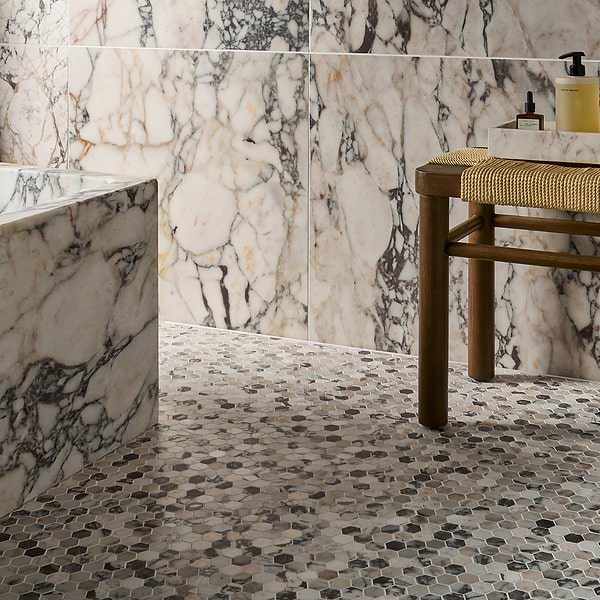 Calacatta Monet 24x24 Honed Marble Tile