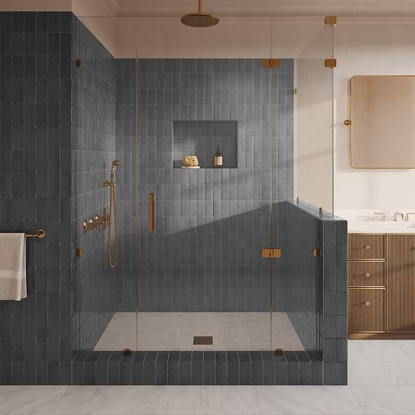 Lancaster Driftwood Gray 3x6 Polished Ceramic Wall Tile