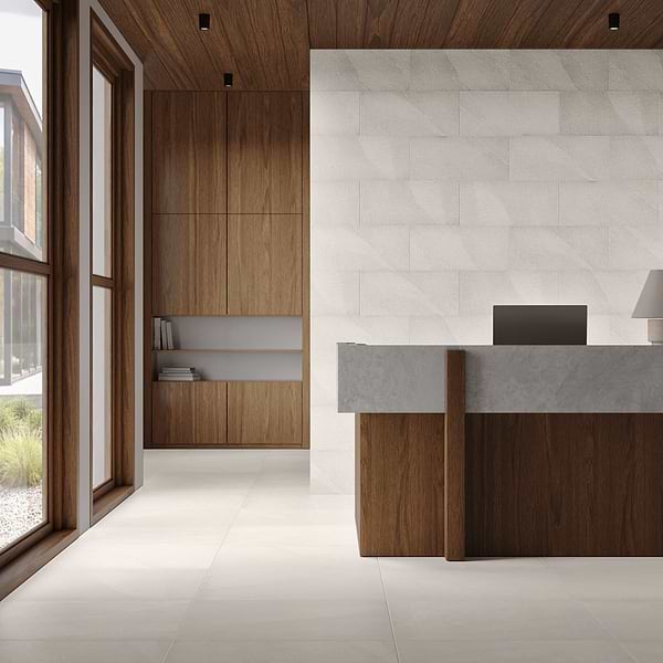 Fordham Bianco White 12x24 Matte Porcelain Tile