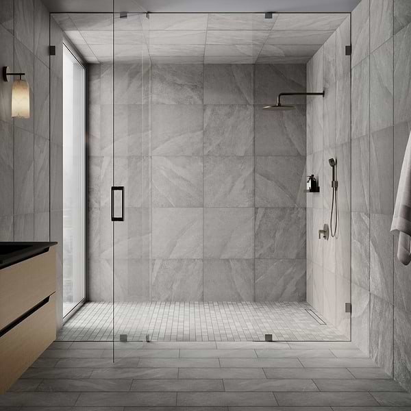 Sample-Fordham Grigio Gray Matte Porcelain Tile