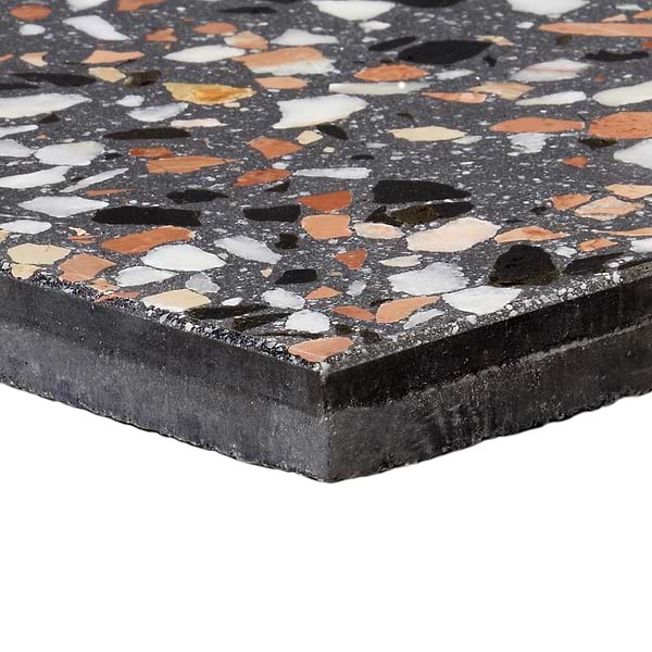 True Terrazzo Paradiso Gray 16x16 Polished Terrazzo Tile