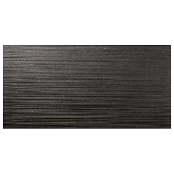 Caldaria Pleated Mocha Gray 24x48 Textured Matte Porcelain Tile