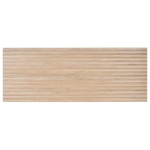 Arket Honey Brown 18x48 Fluted Wood Look Matte Ceramic Tile