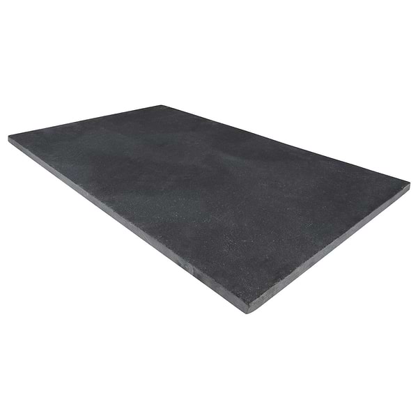 Sendero Carbon Black 24x36 Tumbled Limestone 2CM Outdoor Paver
