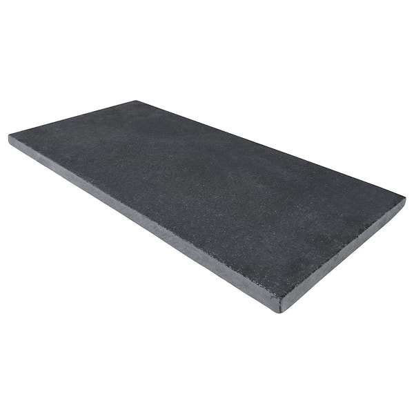 Sendero Carbon Black French Pattern Tumbled Limestone 2CM Outdoor Paver