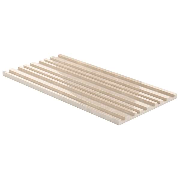 Stonework Barcode Botticino 12x24 3D Polished + Honed Marble Tile
