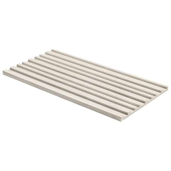 Stonework Barcode Vanilla Warm White 12x24 3D Polished and Honed Marble Tile