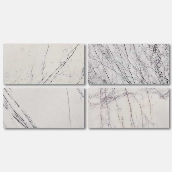 Lilac Premium 12x24 Honed Marble Tile