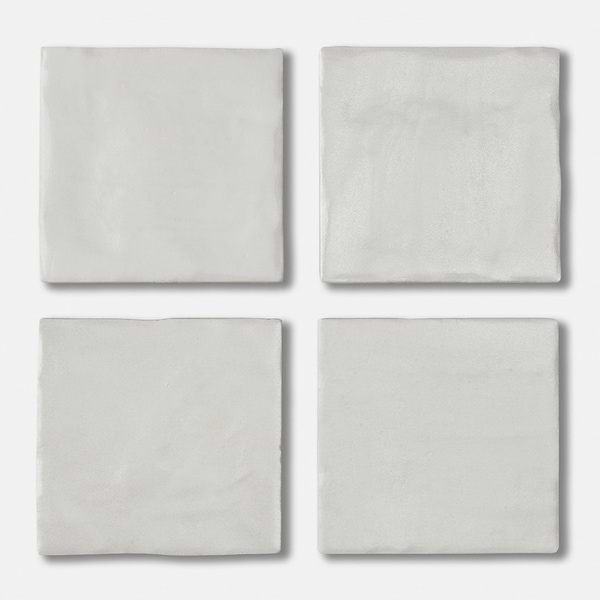 Montauk Gin 4x4 White Mixed Finish Ceramic Tile