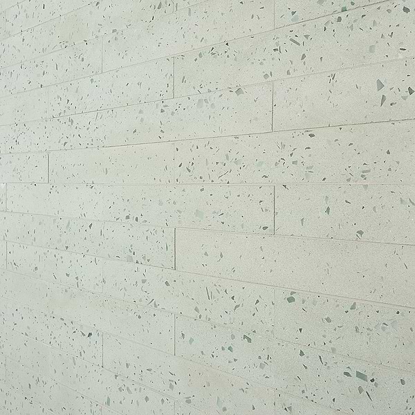 Mancala Aquamarine Green 3x16 Matte Terrazzo Tile