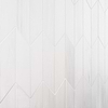 Bianco Dolomite White 3x12 Chevron Premium Honed Marble Tile