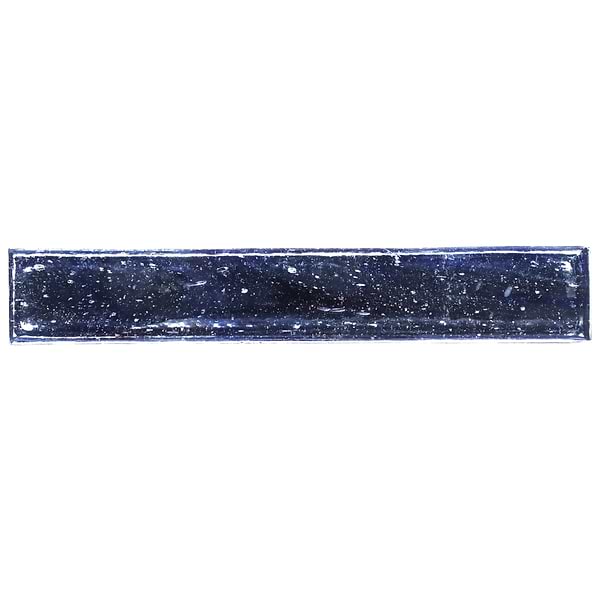 Komorebi Brick Bayou Blue 2x12 Polished Glass Subway Tile