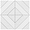 Cleopatra Diagonal Salt White Terrazzo and Bianco White Marble Polished Mosaic Tile