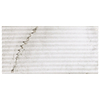 Stonework Peak Alaska White 12x24 3D Satin Marble Tile