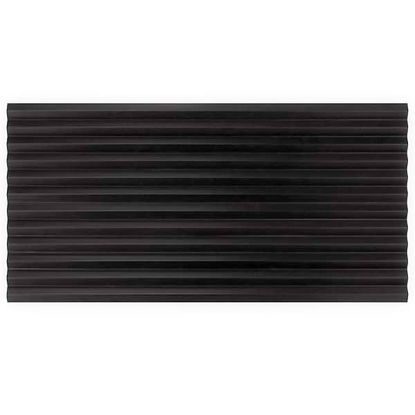 Stonework Peak Black Jade 12x24 Dimensional Satin Marble Tile