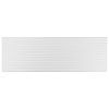Mod White 12x36 3D Fluted Matte Ceramic Tile 