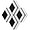 Diana Nero Black & White Polished Marble and Pearl Mosaic Tile