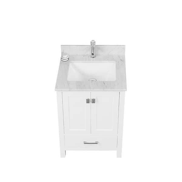 Athena 24'' White Vanity And Marble Counter