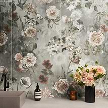Art Gallery by Paula Purroy Dalia Vintage Multicolor 24x48 Artisan Decor Matte Porcelain Tile 