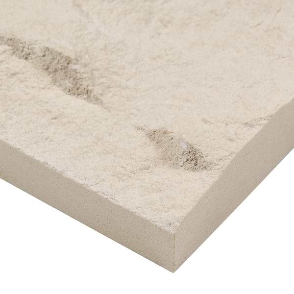 Simena Beige 3x12 Textured Subway Limestone Tile