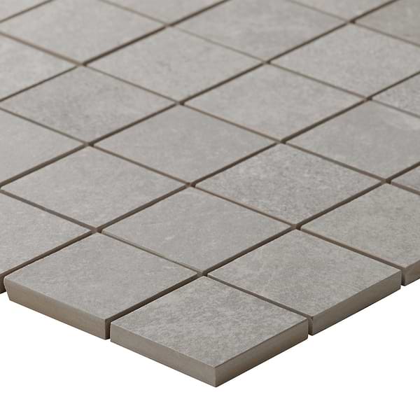 Fordham Grigio Gray 2x2 Matte Porcelain Mosaic Tile