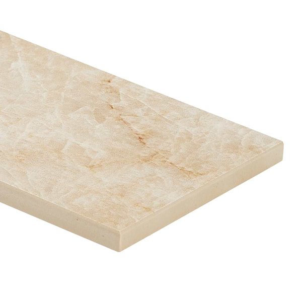 Grand Taj Mahal Champagne Beige 4x24 Stone Look Matte Porcelain Tile in Beige, View 7, open zoomed image