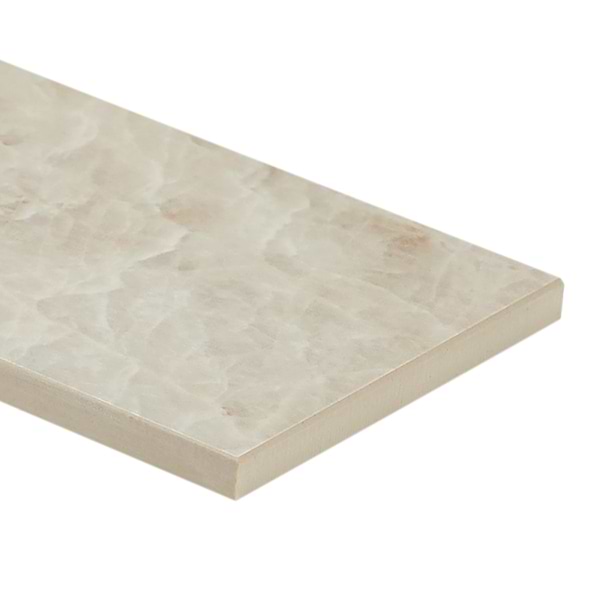 Grand Taj Mahal Pearl Beige 4x24 Stone Look Polished Porcelain Tile in Beige, View 7, open zoomed image