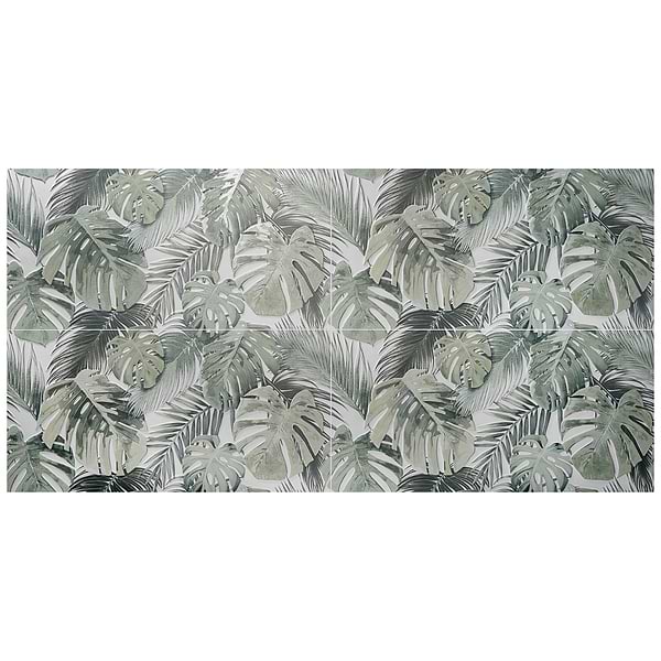Botanic Chiaro Green 24x48 Textured Matte Ceramic Tile