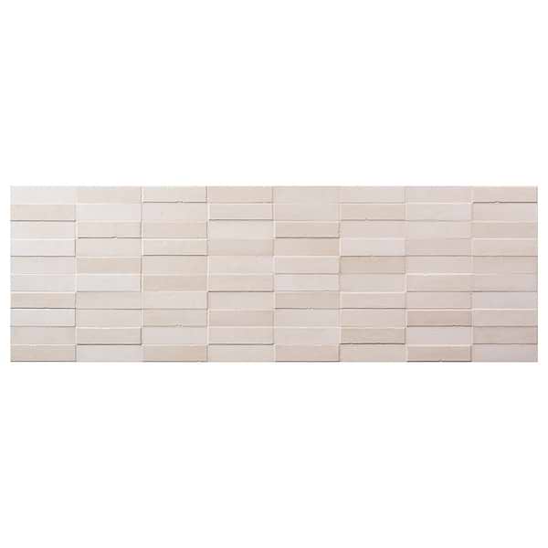 Devi Sand Beige 16x48 Textured Matte Ceramic Tile