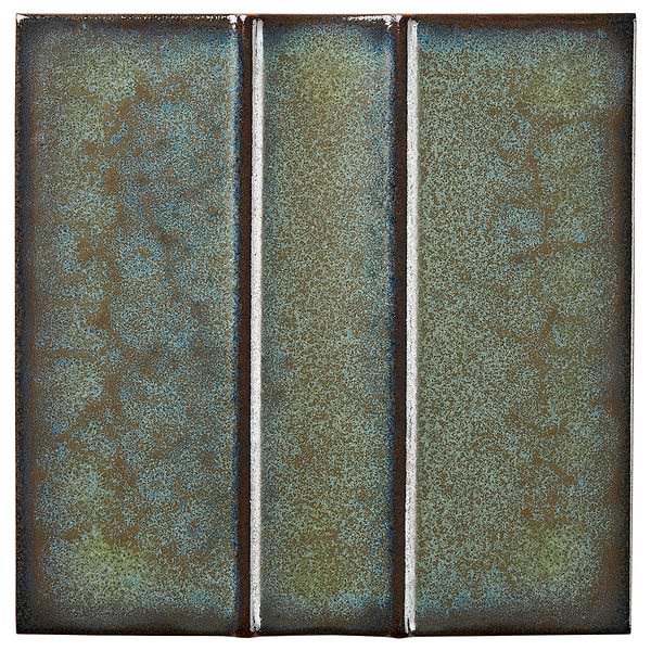Kinro Garden Green 6x6 Metallic Look Matte Porcelain Tile in Green, View 7, open zoomed image