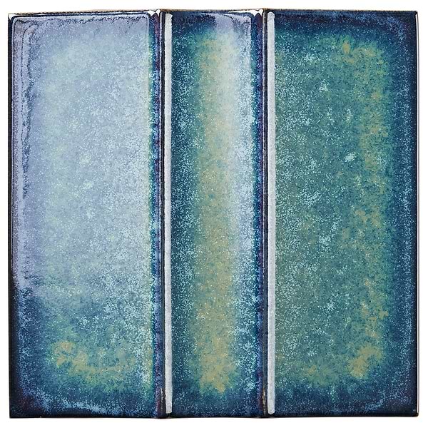 Kinro Ocean Blue 6x6 Metallic Look Matte Porcelain Tile in Blue, View 7, open zoomed image