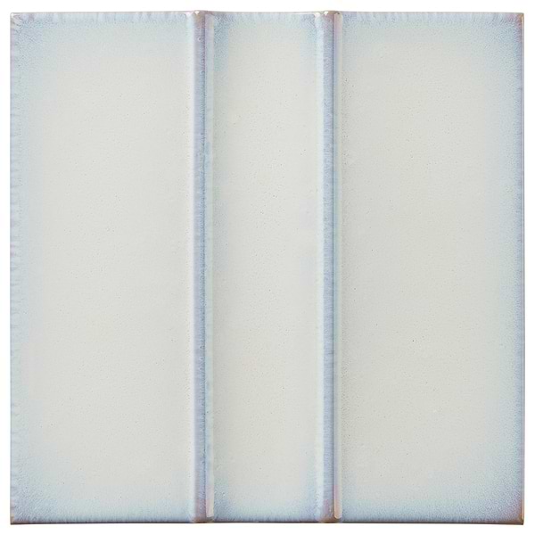 Kinro Snow White 6x6 Polished Porcelain Tile in White, View 7, open zoomed image