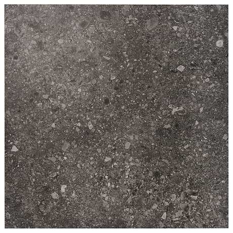Rizo Charcoal Gray 48x48 Terrazzo Look Matte Porcelain Tile