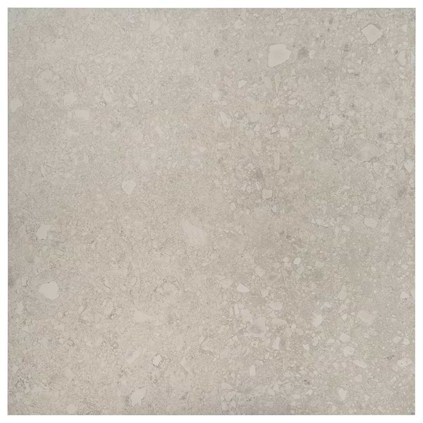 Rizo Silver Beige 48x48 Terrazzo Look Matte Porcelain Tile
