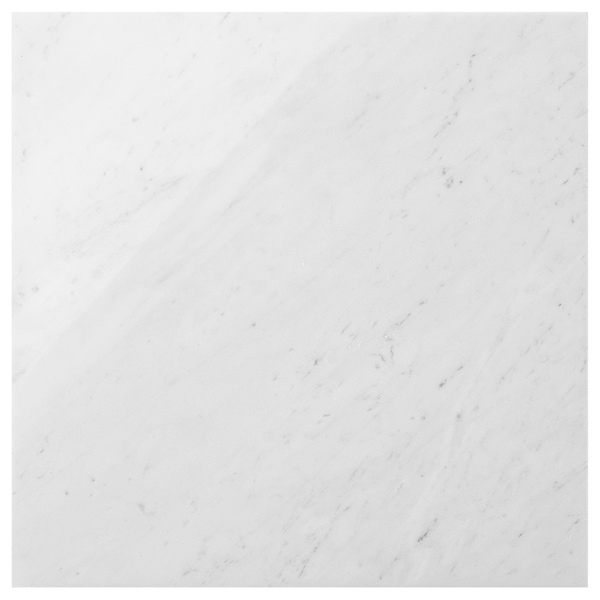 Bianco Carrara Premium "C" 12x12 Polished Marble Tile in White, View 7, open zoomed image
