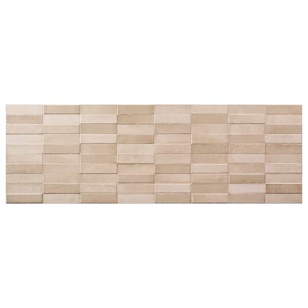 Devi Desert Beige 16x48 Textured Matte Ceramic Tile