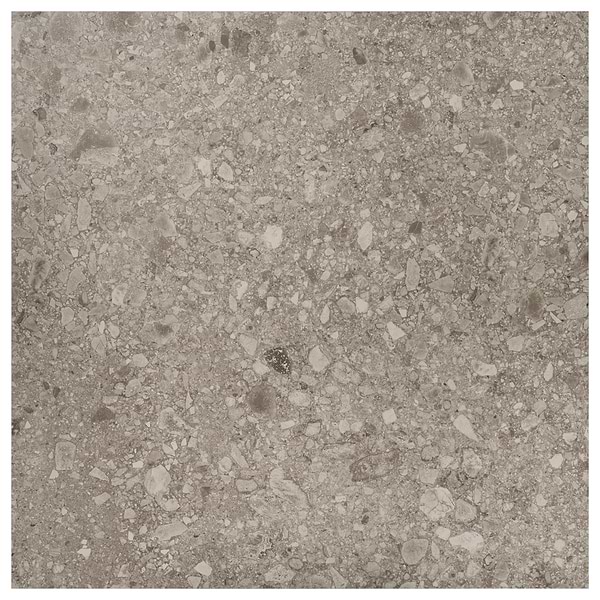 Rizo Taupe Gray 48x48 Terrazzo Look Matte Porcelain Tile