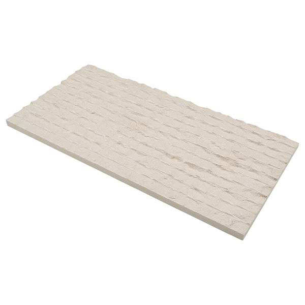 Simena Chiseled Beige 12x24 Textured Limestone Tile