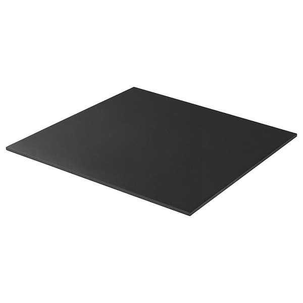 Lines Black 24X24 Matte Porcelain Tile in Black, View 7, open zoomed image