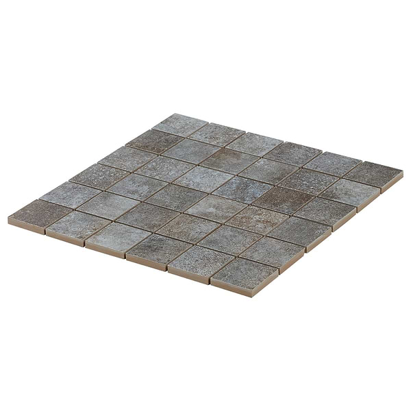 Flatiron 2.0 Graphite Gray 2x2 Matte Porcelain Mosaic Tile by Angela Harris in Charcoal, View 7, open zoomed image