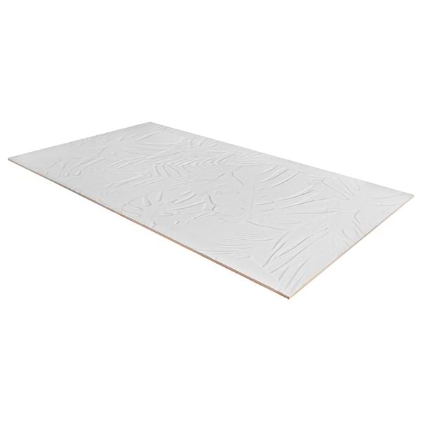 Botanic Bianco White 24x48 Textured Matte Ceramic Tile