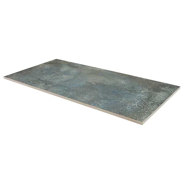 Flatiron 2.0 Aquamarine Green 12x24 Matte Porcelain Tile by Angela Harris in Green, View 7, open zoomed image