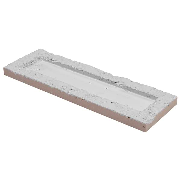 Arlo Antique White 3x11 3D Textured Matte Ceramic Tile
