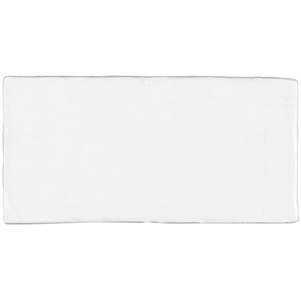 Parma Brick White 4x8 Terracotta Look Polished Ceramic Tile